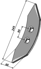 ET10090 Schwergrubberschar passend zu Amazone/BBG 101.60880