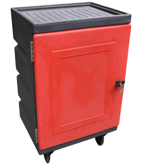 EMP mobile tool and chemical cabinet