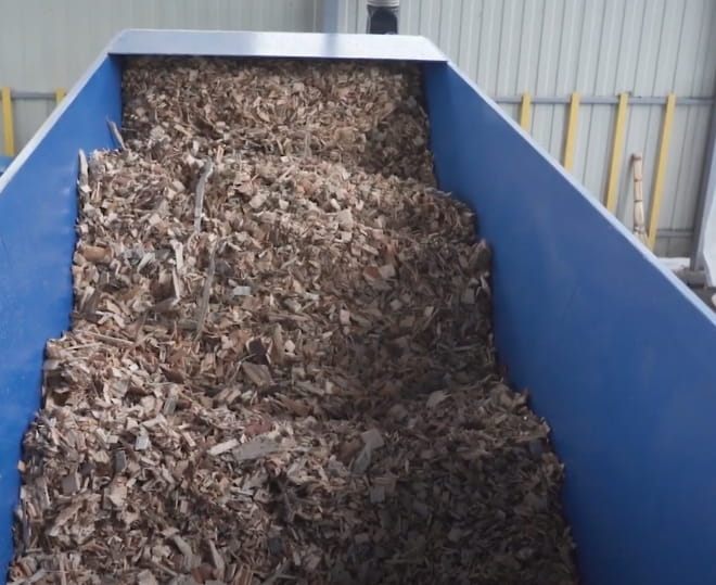 Feed bunker / feed container 5 m³ - 400V / 5.5kW