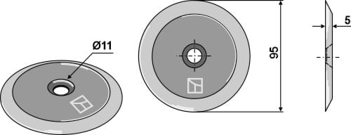 BL29632 Futtermischwagenmesser - passend zu BvL 67598 / Luclar / Mutti