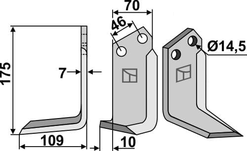 BL6296 Fräsmesser SOV-06L
