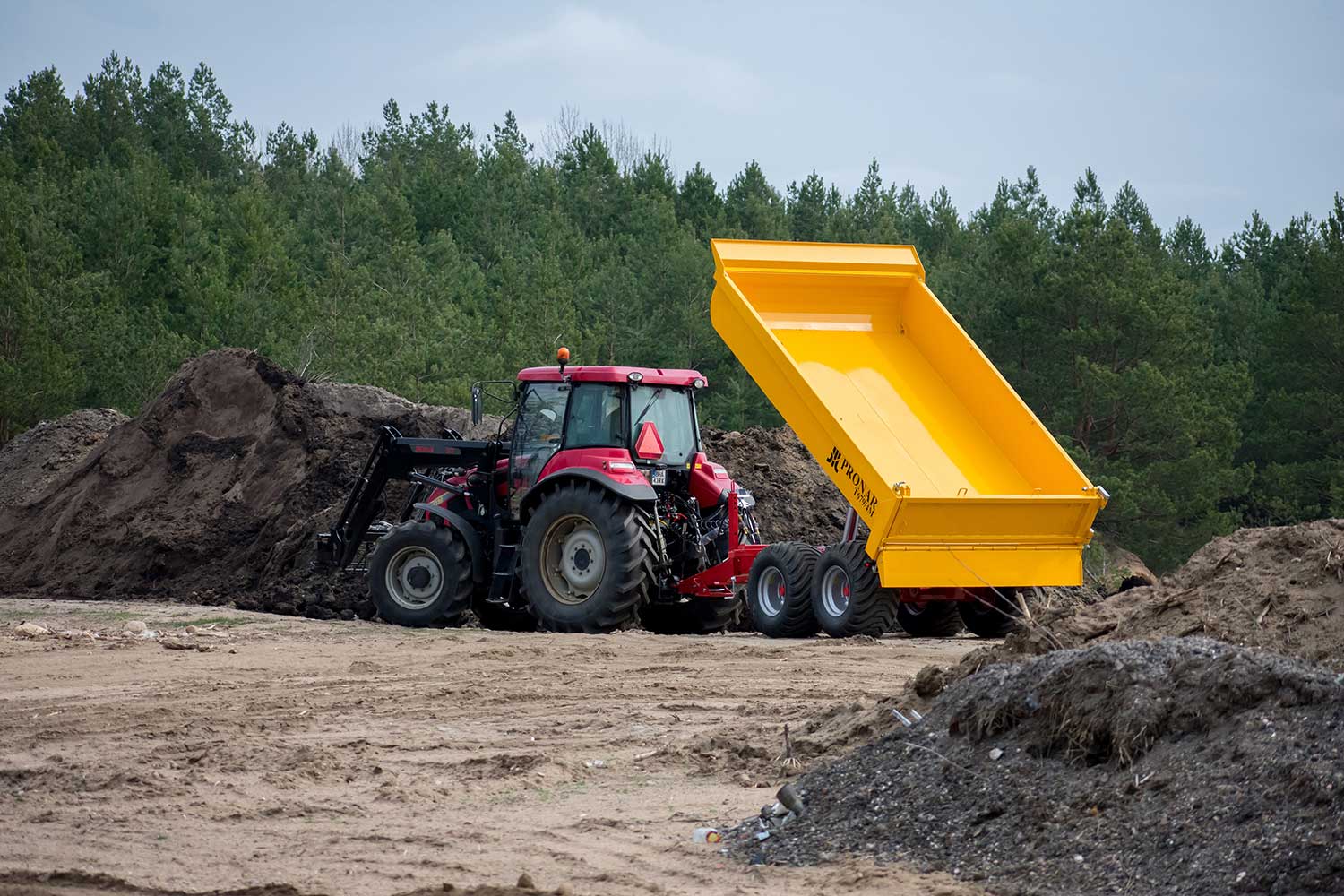 Traktor, Raupe, Geländewagen, Kipper, Baustelle