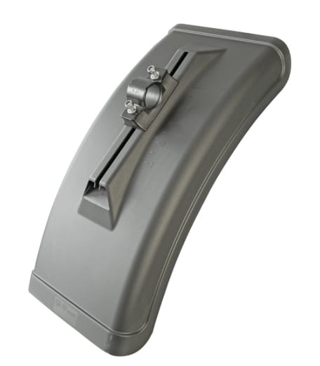 Franz Sauermann mudguard with bracket - width 270mm / length 600mm / span 580mm