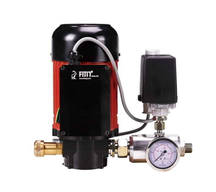 Pressol Öl-Innenzahnradpumpe 10 l/min DRST 230 V mit Membrandruckschalter | Selbstansaugende Profi-Ölpumpe für Tank- und Wandmontage