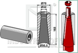 ET10445 Einschweissbuchse