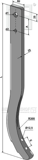 BL28973 Schwergrubberstiel - 750 mm