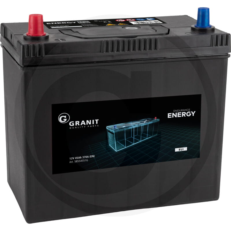 ENDURANCE ENERGY battery 12 V / 45 Ah - Yanmar FB457, GP 54551, GB 450R-12, 172159-16100 / Hitachi