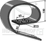 BL28762 Blattfeder - 150 x 12