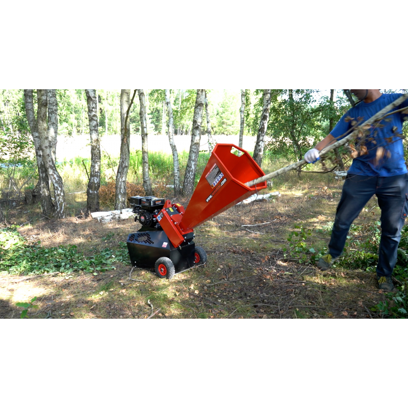 Remet CNC Mini Holzhacker RS-60 – 7 PS Benzinmotor | Kompakter Walzenhacker