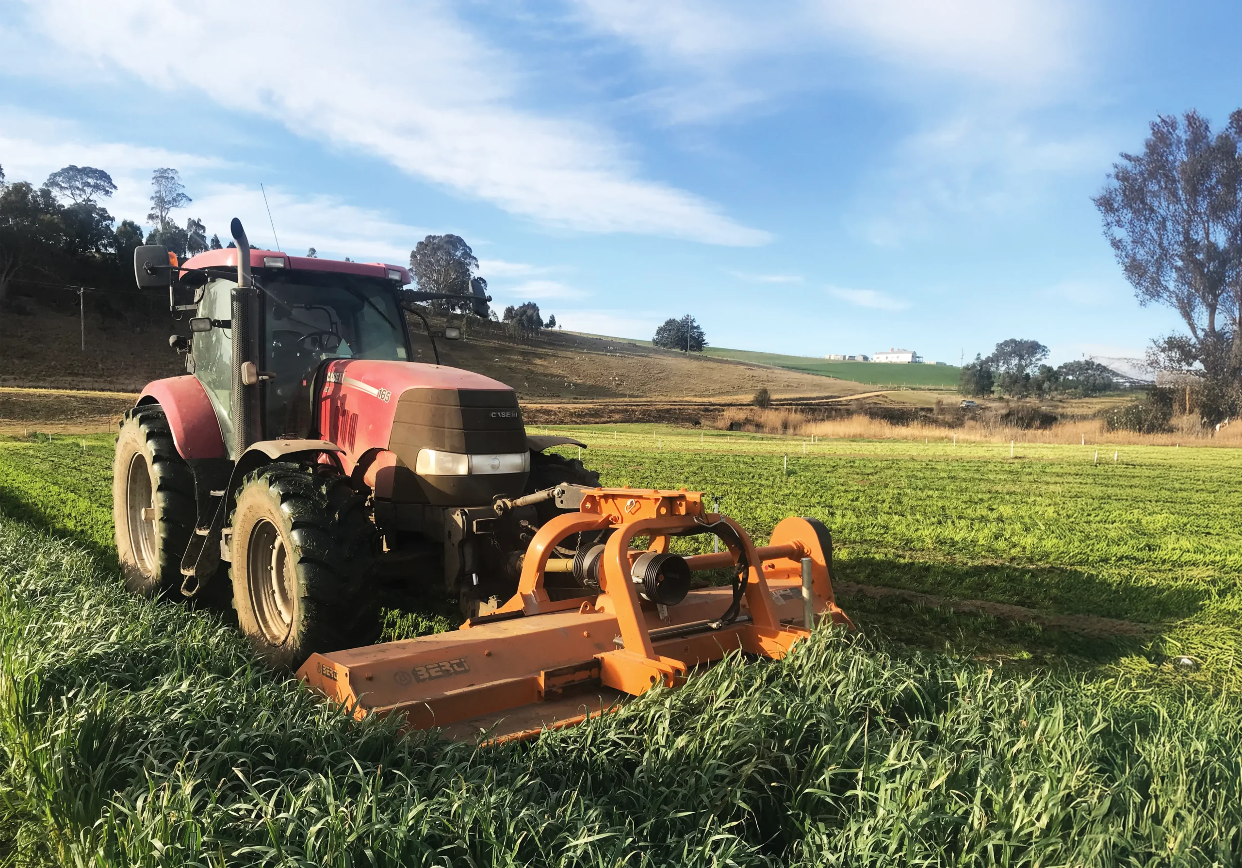 Traktor, Landschaft, Grünland, Pflugmaschine, Anbaugerät