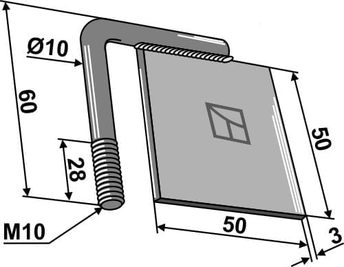 BL27884 Luftpaddel - passend zu Amazone 12042000