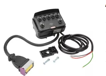 ARAG Schaltkasten Serie 4669, 5+2 Wege mit 5 Teilbreiten, Hauptschalter und elektrische Druckeinstellung