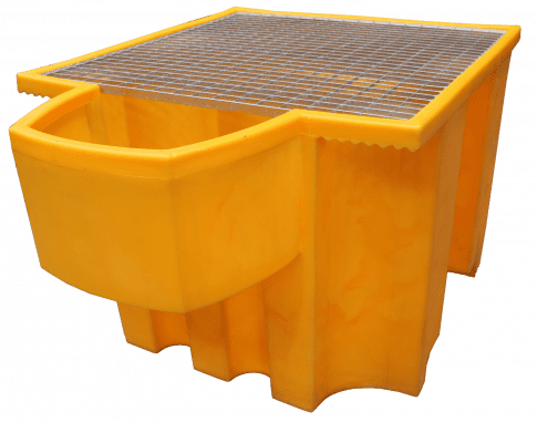 EMP IBC Auffangwanne 1100 Liter - mit Abfüllbereich