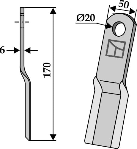 BL3717 Schlegel 170mm - passend zu Humus 325.92.453