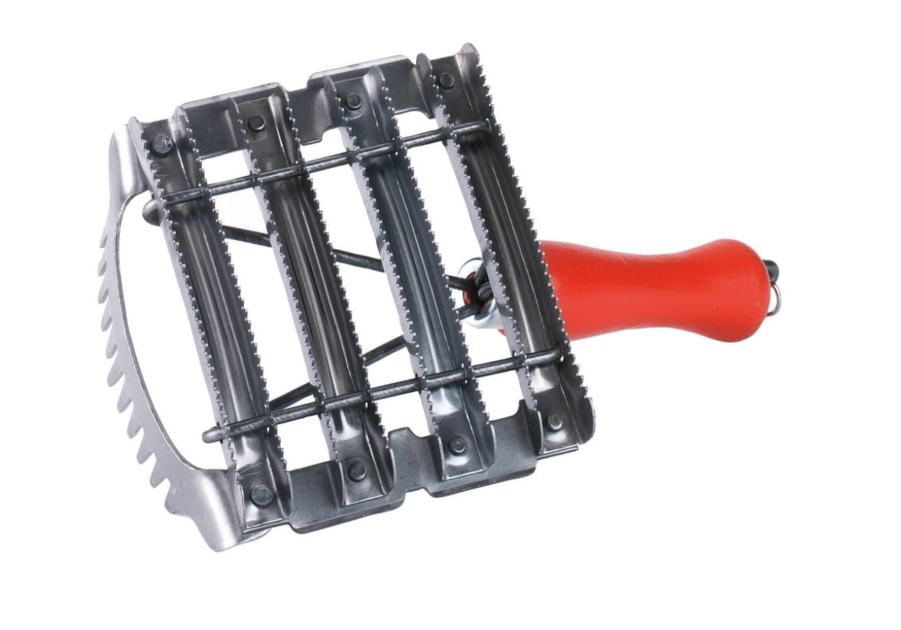 Metallstriegel mit Mähnenkamm