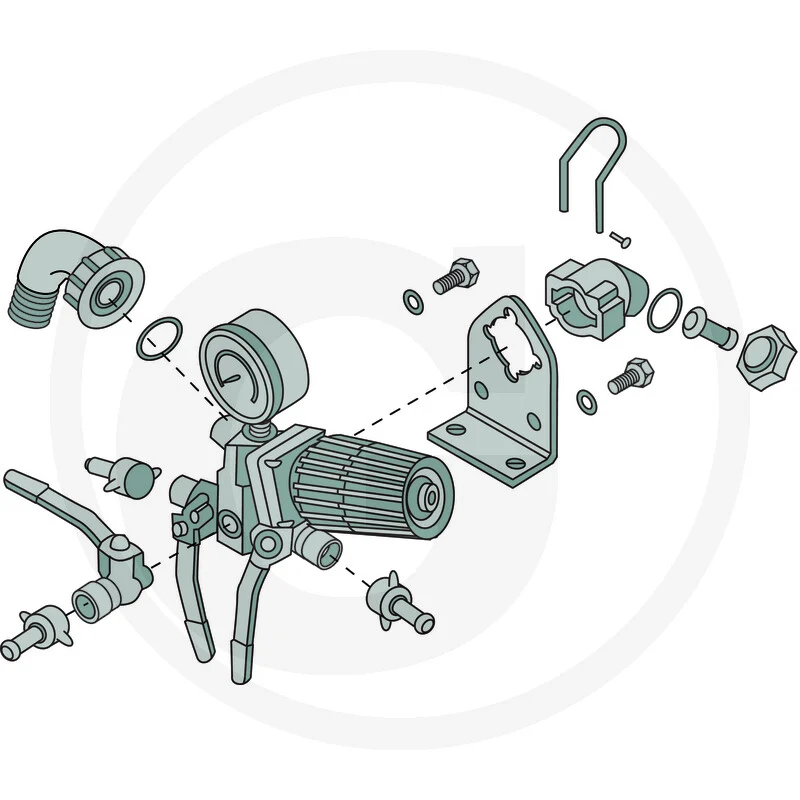 Annovi Reverberi connection set for RM 40, GI 40