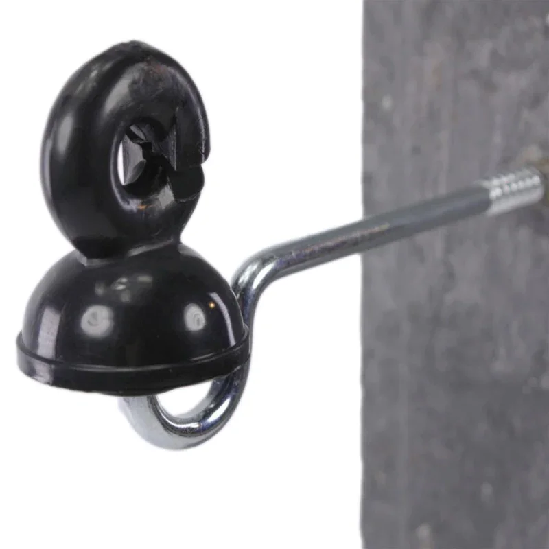 25× Ringisolatoren „Vollring“ – 13 cm Langstiel für Litze & Draht