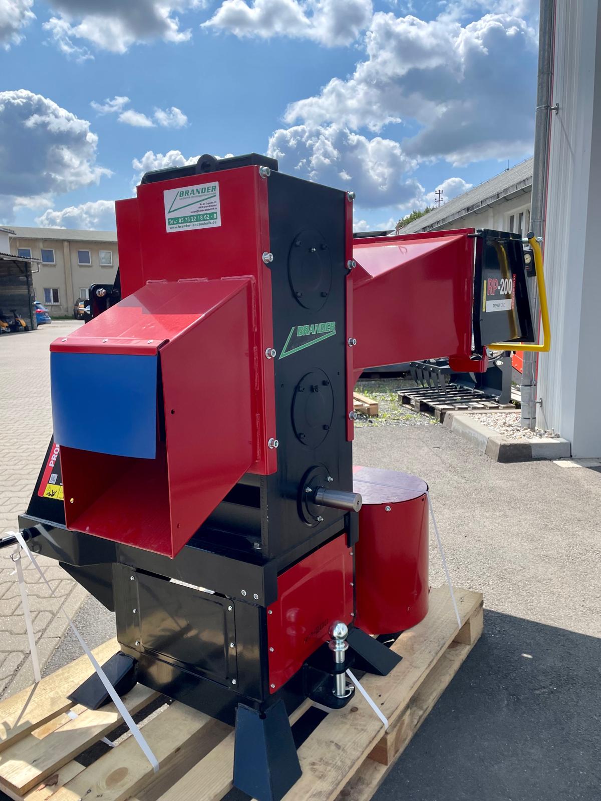 Remet CNC Holzhacker RP200 Zapfwelle | RED DRAGON Profi-Holzhacker bis 160 mm