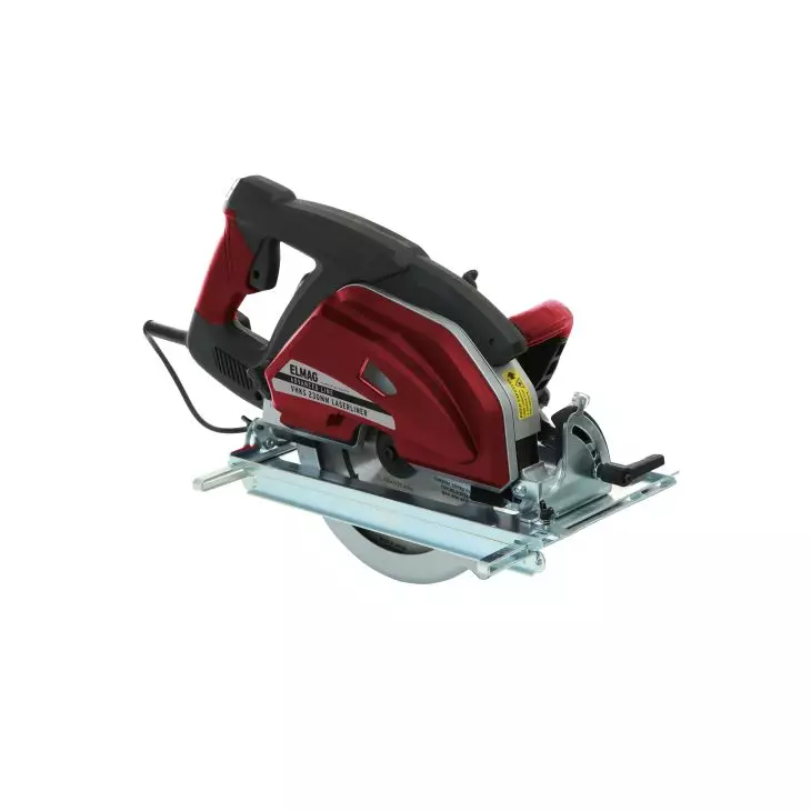 ELMAG Handkreissäge VHKS 230 Laserliner – 1800 W Metallkreissäge mit Laser & HM-Sägeblatt