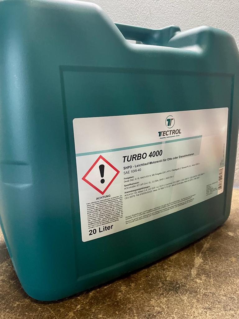 S000617 Motoröl Tectrol Turbo 4000 - 20l