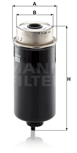BLWK8161 Mann Filter WK 8161 Kraftstofffilter SpinOn