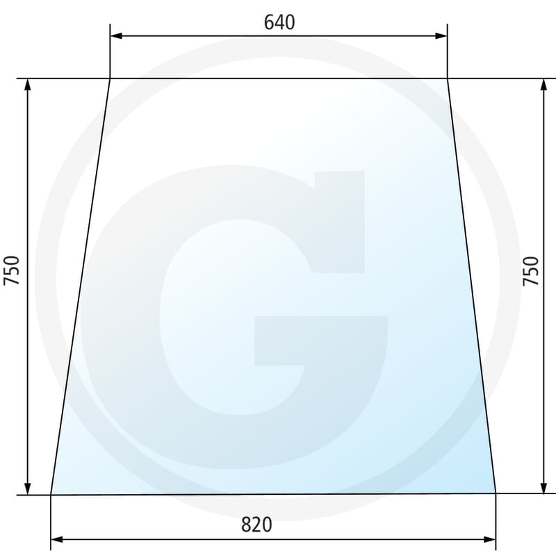 Side window without frame