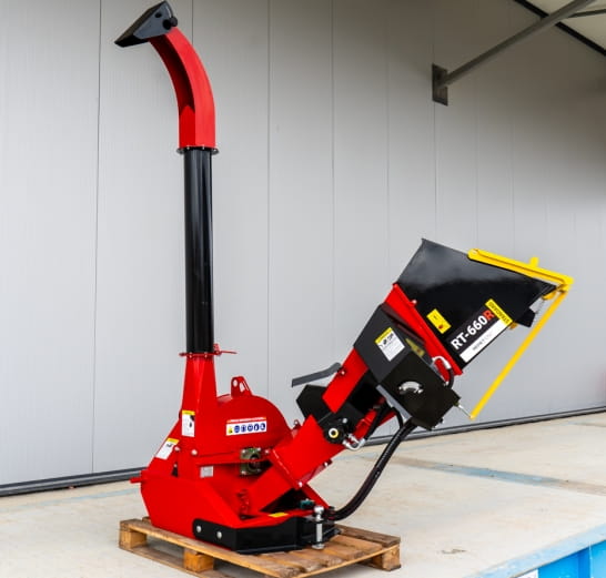 Remet CNC Disc Chipper RT-660R | Professional PTO Wood Chipper up to 12 cm Diameter