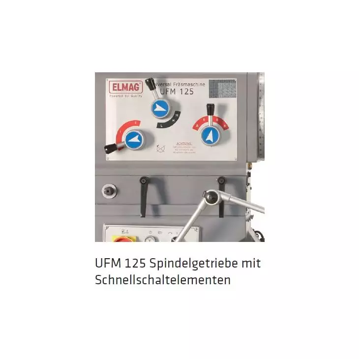 ELMAG UFM 125 Universal Milling Machine – 125 mm Milling Capacity | 3-Axis Digital Readout | Start-Up Service