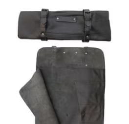 Messertasche aus echtem Leder für 6 Messer