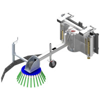 FLIEGL Wildkrautbesen »Turbo« - mit Euro-, Dreipunkt u. Stapleraufnahme