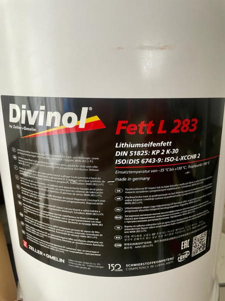 Divinol Fett L 283 - 15kg