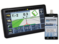 Wegfahrsperre Patchwork BlackBox Air+ - GPS-Set mit 7-Zoll-Anzeige, R1-Empfänger, G1-Antenne (Lenkun