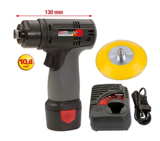 KS Tools Akku-Schleifmaschine, 3.200 U/min 10,8V, mit 1 Akku und 1 Ladegerät