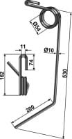 Striegelzinken R - passend zu Kverneland AC431803