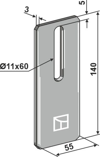 Abstreiferblech - passend zu Amazone 6036200