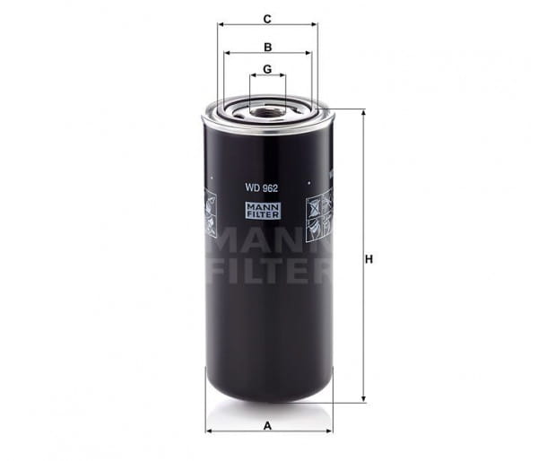 Mann Filter WD 962 Ölfilter SpinOn