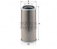 Mann Filter C17225/3 - Luftfilter sekundär