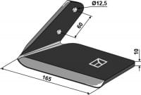Ersatzflügel links - passend zu Farmet 3013011 / 3004183 / 3003292 / 3003292z