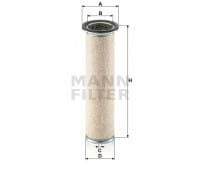 Mann Filter CF 840 Luftfilterelement (Sekundärelement)