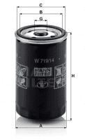 Motorölfilter Mann Filter W 719/14 Motorölfilter Mann Filter W 719/14