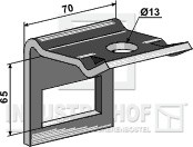Halter für Zinken 45 x 12