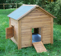 Kleintierstall für Kaninchen oder Hühner - 105 x 100 x 108cm