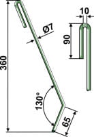 Striegelzinken L - passend zu Amazone 3756300