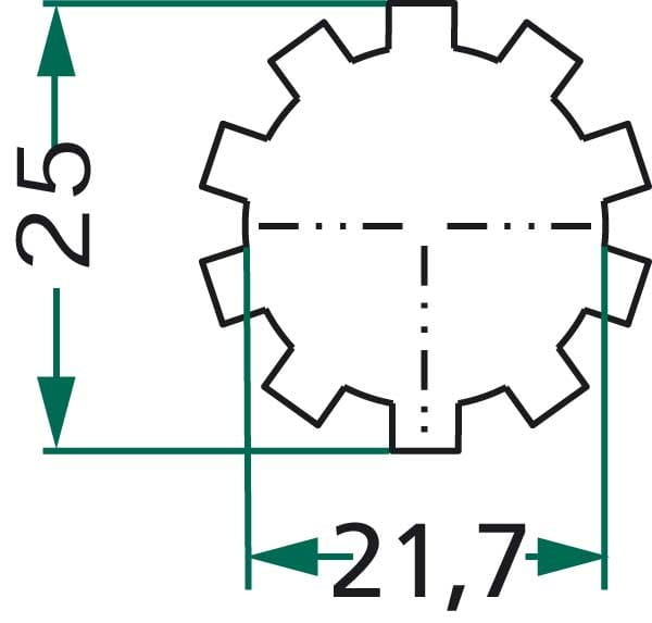 Mitnehmerscheibe 250 CZ - passend zu Case 3058676R92, 325007926, 3225978R1, 3225978R91, 325010016, 1