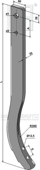 Schwergrubberstiel - 830 mm