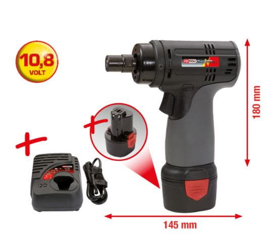 KS Tools Akku-Hochleistungs-Schleifer, 22.000 U/min 10,8V, mit 1 Akku und 1 Ladegerät