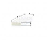 Innenraumfilter Kabine Mann Filter CU 5257 Innenraumfilter Kabine Mann Filter CU 5257