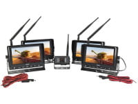 SET Funk Kamerasystem - 4x 7'' Monitor, 1x Kamera