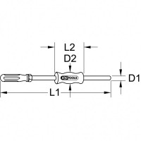 KS Tools Gleithammer M10 + G3/8" / 250mm