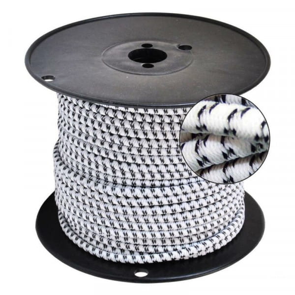 Weidezaun Elastikseil - stromführend / 6mm / 50m
